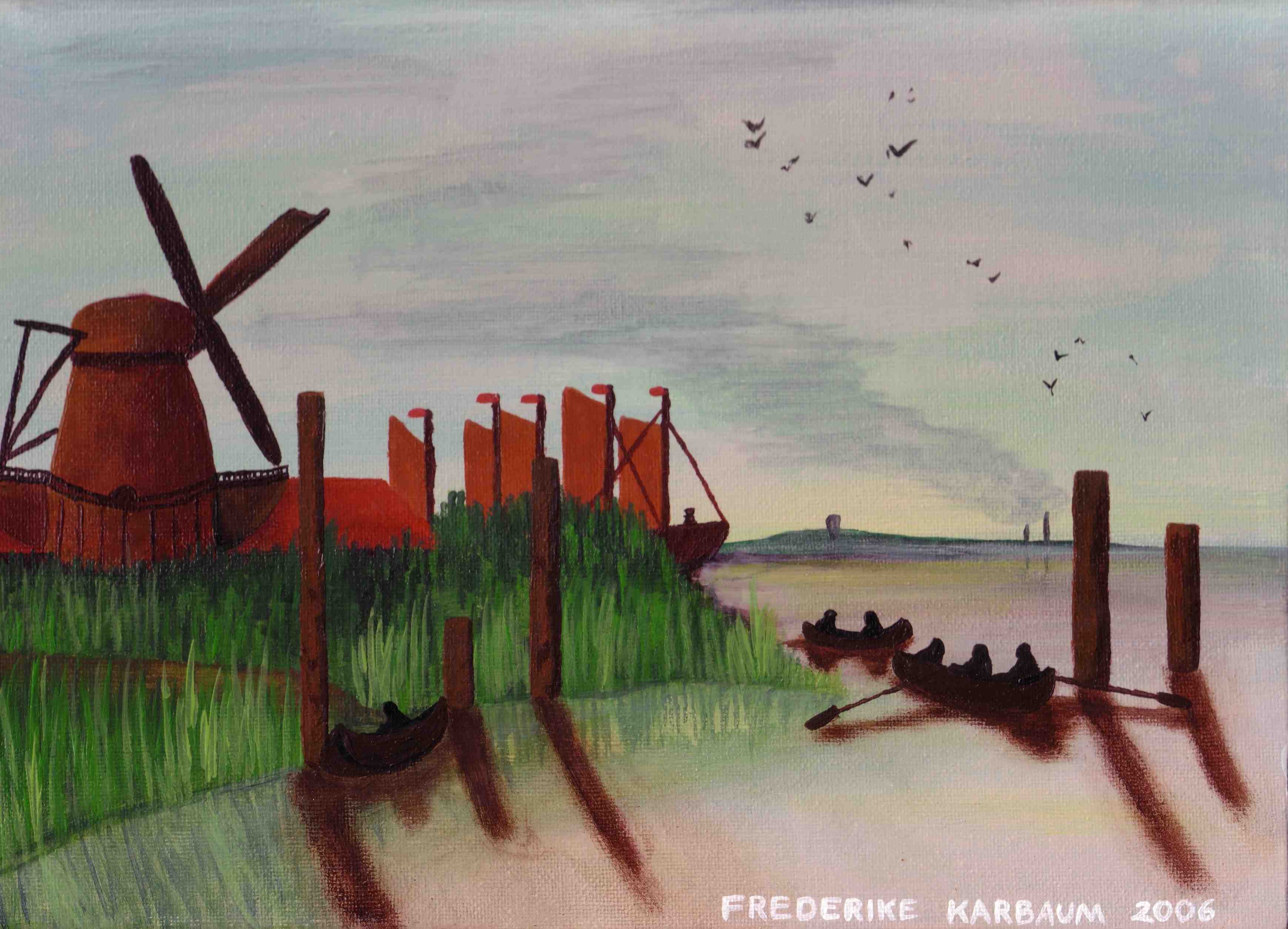 Windmühle bei Zaandam